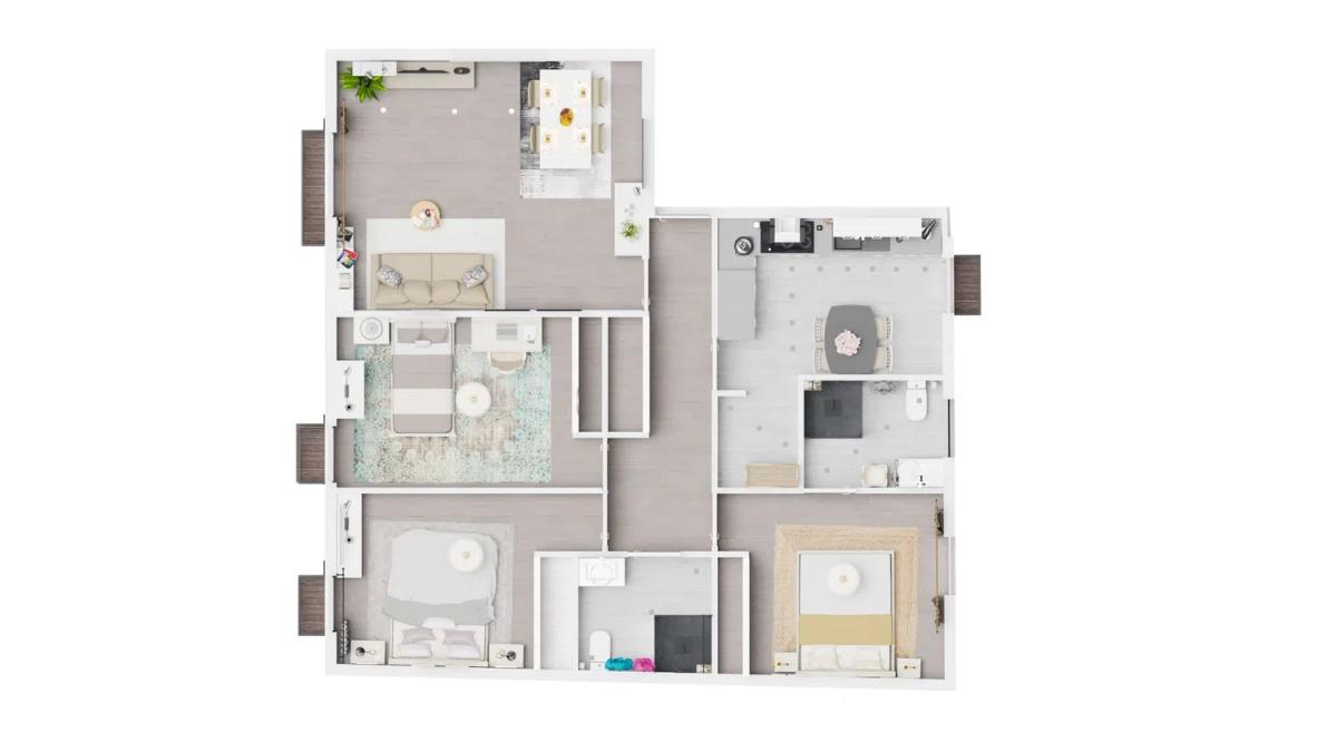 Obra nueva Residencial Almaguer en El Escorial (Revista) plan 5