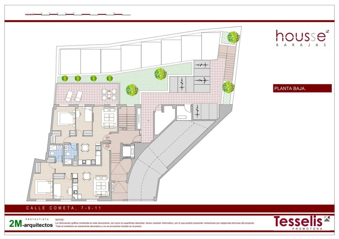 Obra nueva Housse Barajas en Madrid (Revista) plan 1