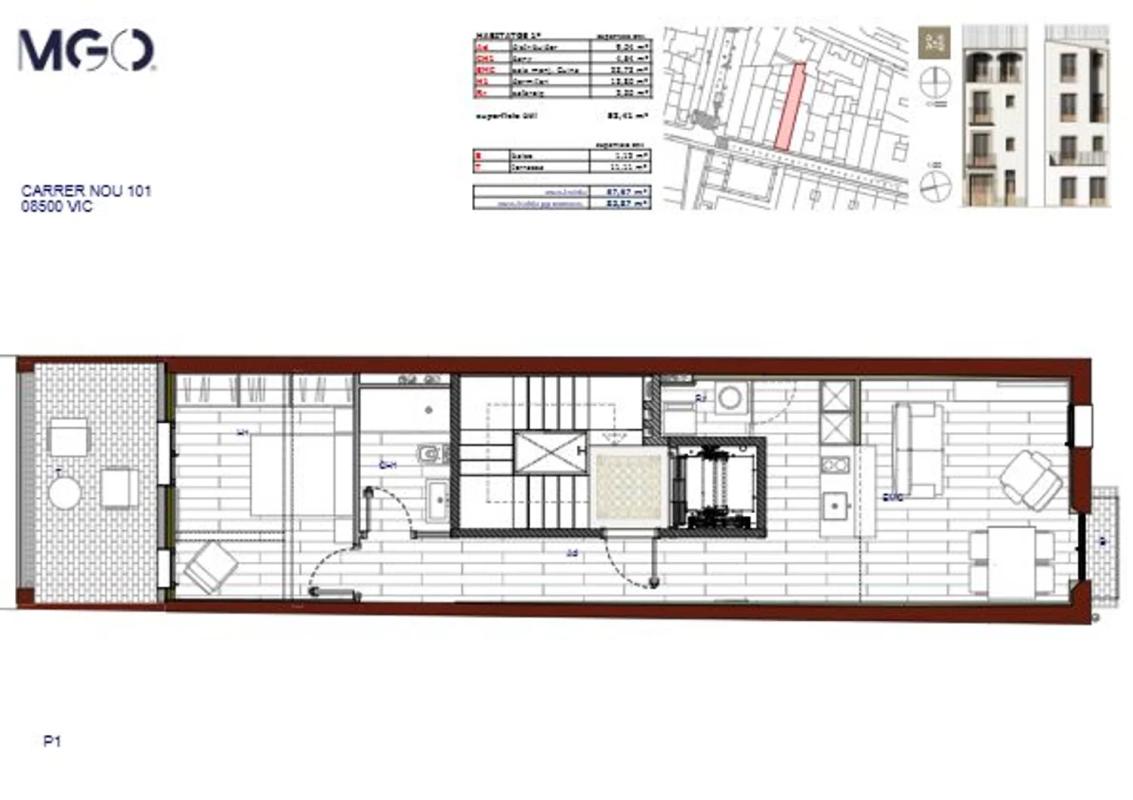 Новостройка CARRER NOU в Вик plan 1