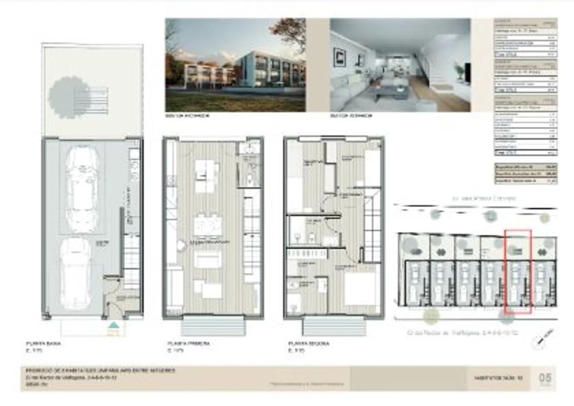 Sprzedaż szeregowego domku w Calle Rector Vallfogona, 2 , Wik plan 1