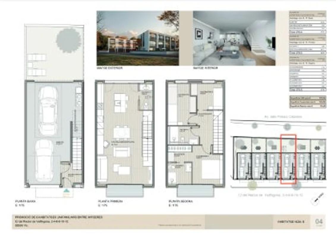 Sprzedaż szeregowego domku w Calle Rector Vallfogona, 2 , Wik plan 2