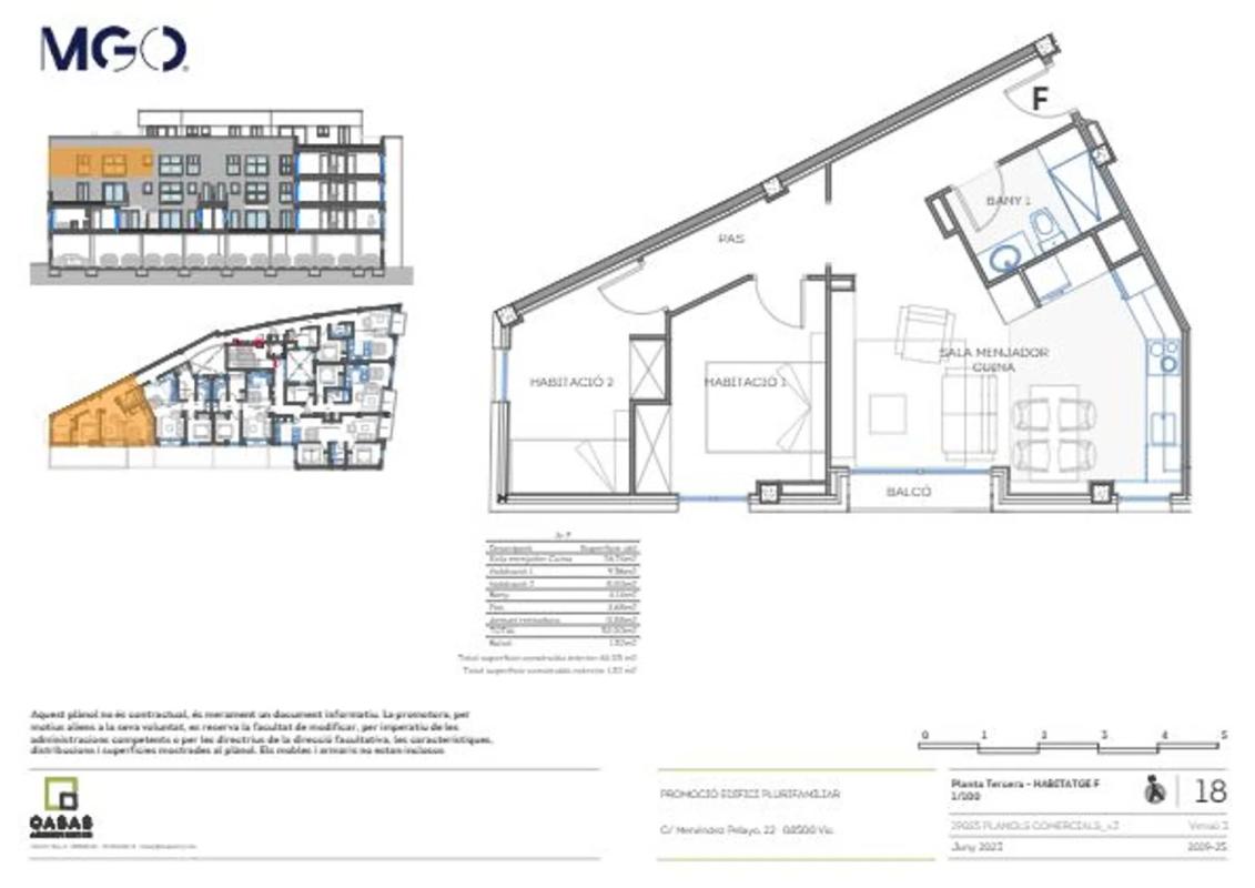 Obra nueva RESIDENCIAL L’ATLÀNTIDA en Vic (Revista) plan 1