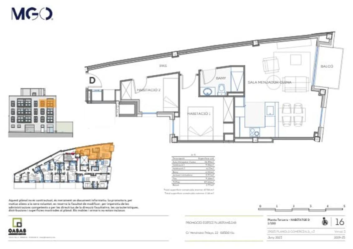 Obra nueva RESIDENCIAL L’ATLÀNTIDA en Vic (Revista) plan 5
