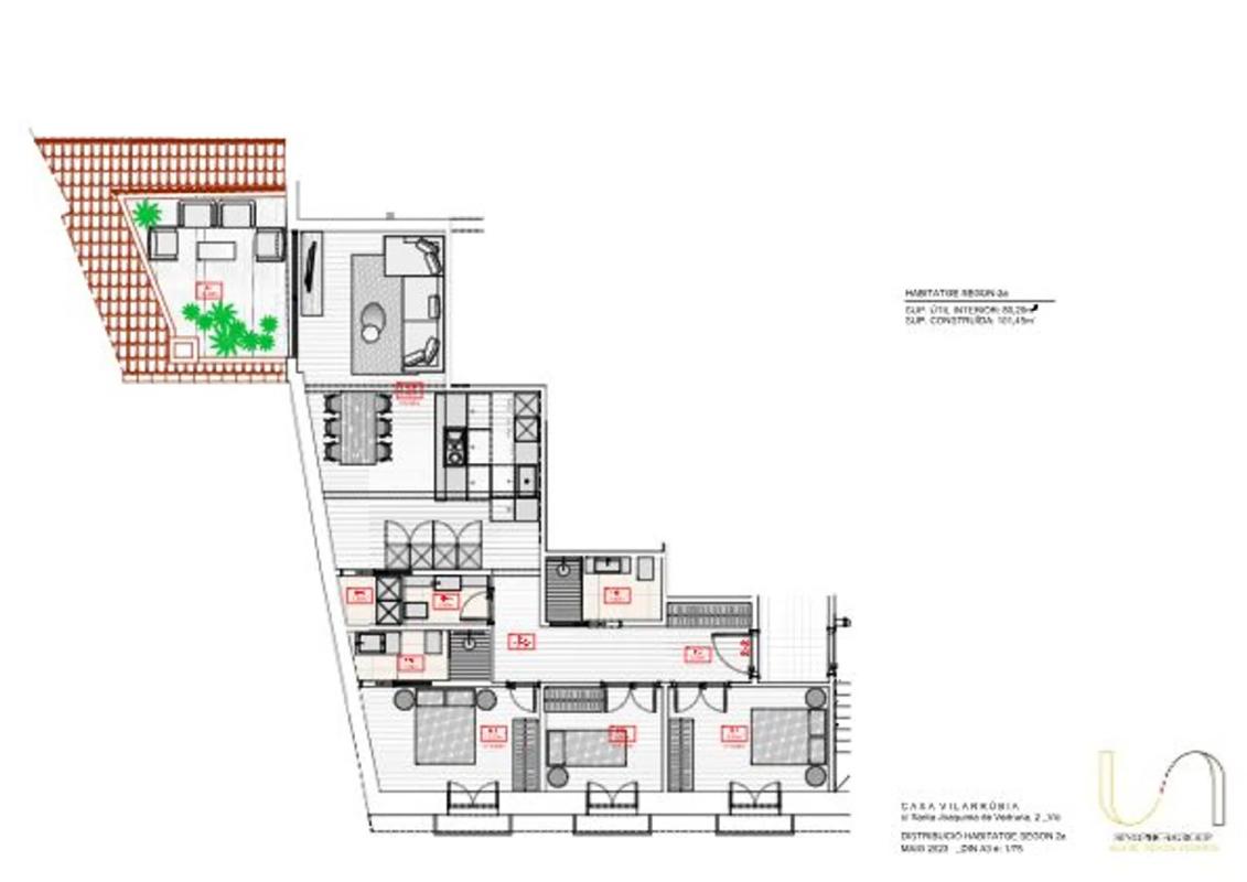 Новостройка CASA VILARRUBIA в Вик plan 2