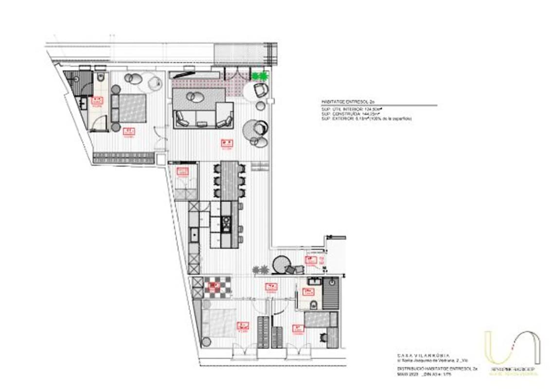 Новостройка CASA VILARRUBIA в Вик plan 3