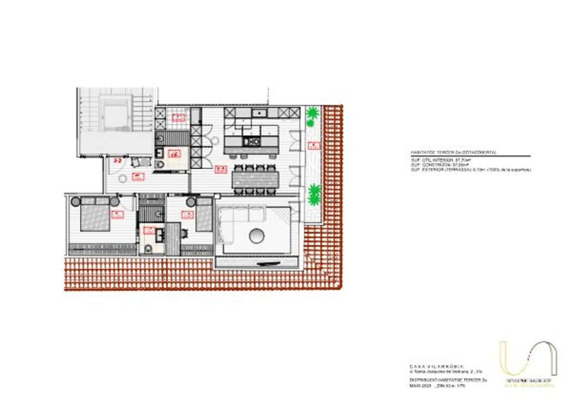 Новостройка CASA VILARRUBIA в Вик plan 4