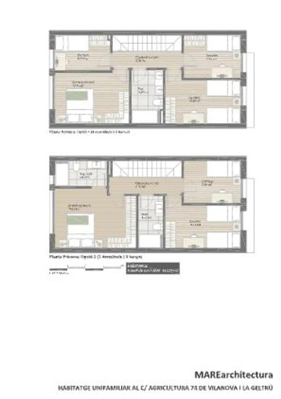 Obra nueva casa fondo Somella en Vilanova i la Geltrú (Revista) plan 1
