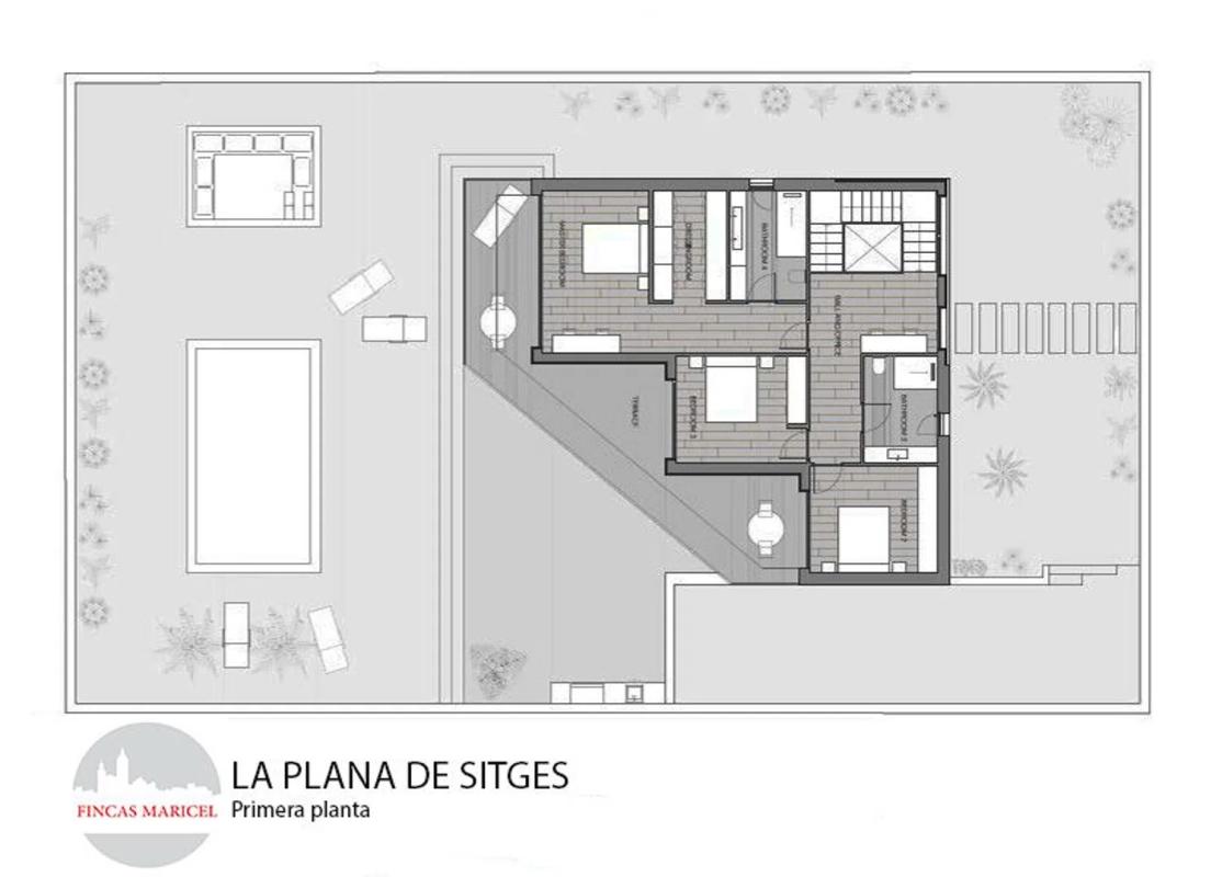 Obra nueva La Plana de Sitges en Sitges (Revista) plan 1