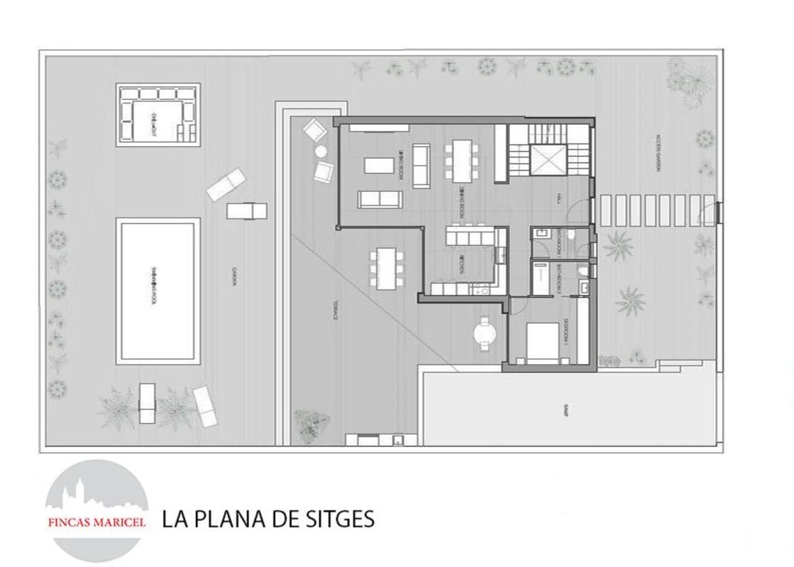 Obra nueva La Plana de Sitges en Sitges (Revista) plan 3