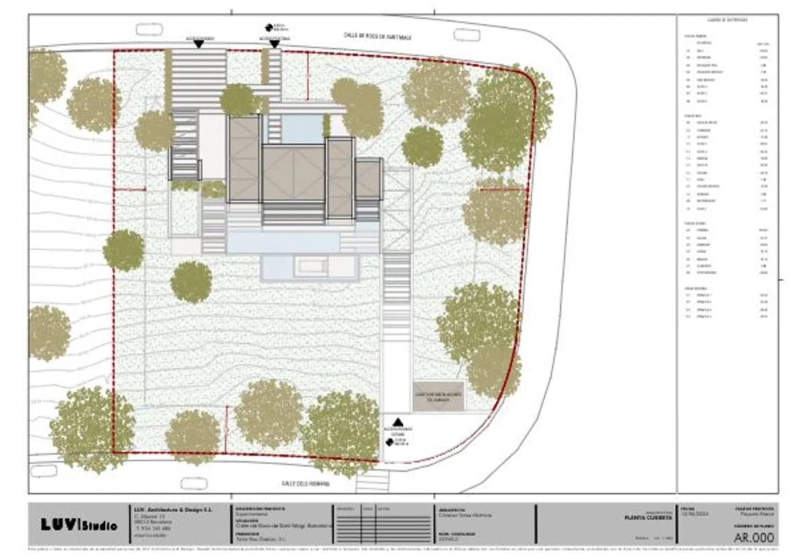 Obra nueva Villa Elysium en Sant Andreu de Llavaneres (Revista) plan 2