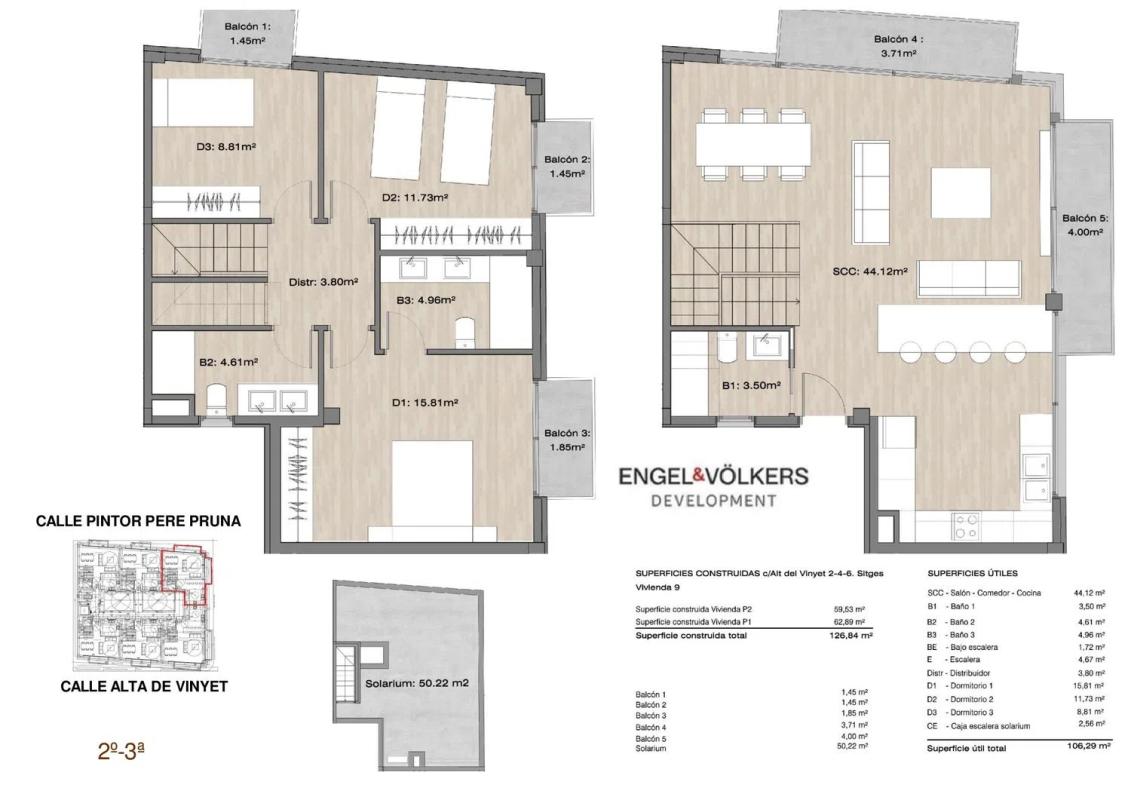 Obra nueva Alta del Vinyet en Sitges (Revista) plan 3