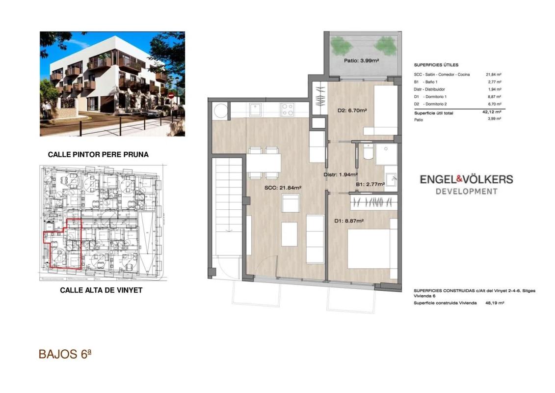 Obra nueva Alta del Vinyet en Sitges (Revista) plan 5