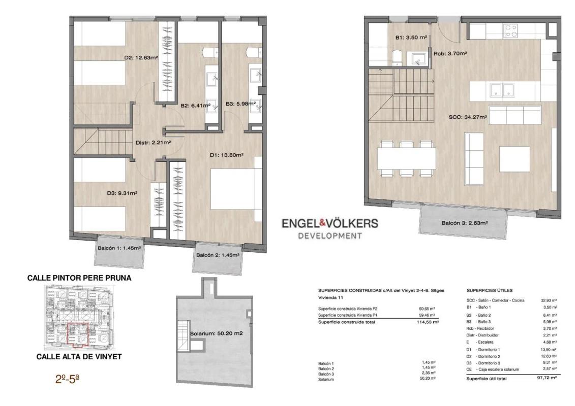 Obra nueva Alta del Vinyet en Sitges (Revista) plan 6