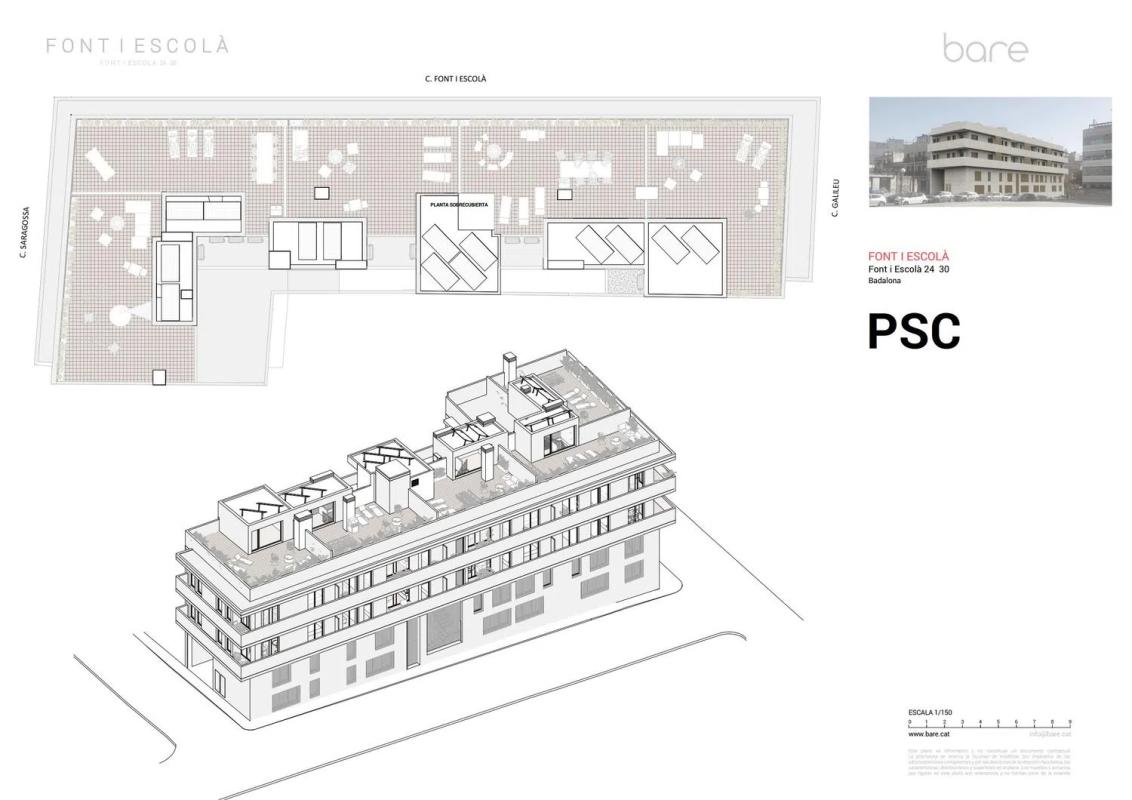 Obra nueva Promoción Font i Escolá en Badalona (Revista) plan 4