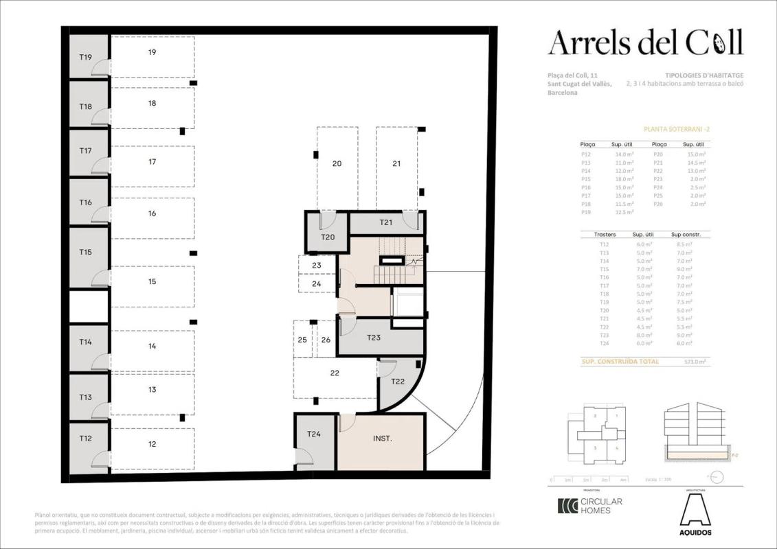 Obra nueva Residencial Arrels del Coll en Sant Cugat del Vallès (Revista) plan 2