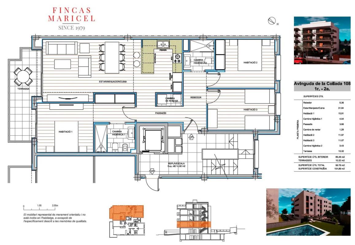Venta de piso en De la Collada s/n, Vilanova i la Geltrú
 plan 4