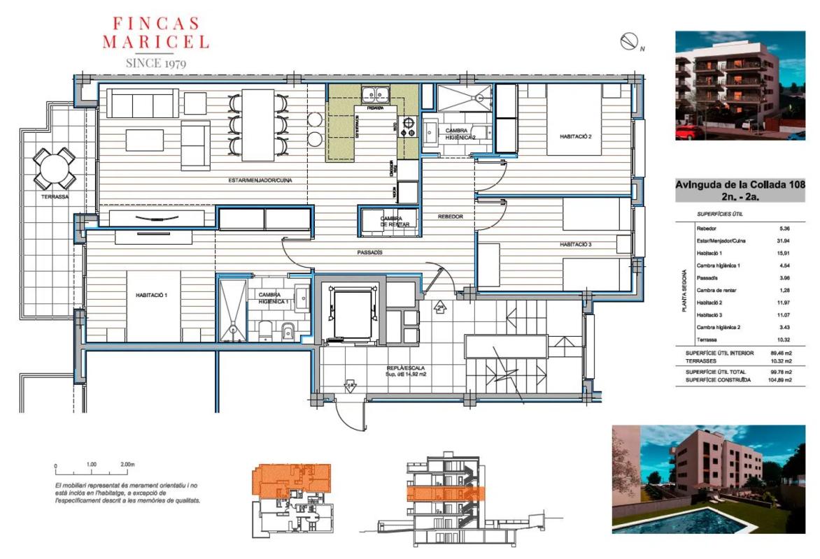 Venta de piso en De la Collada s/n, Vilanova i la Geltrú
 plan 5
