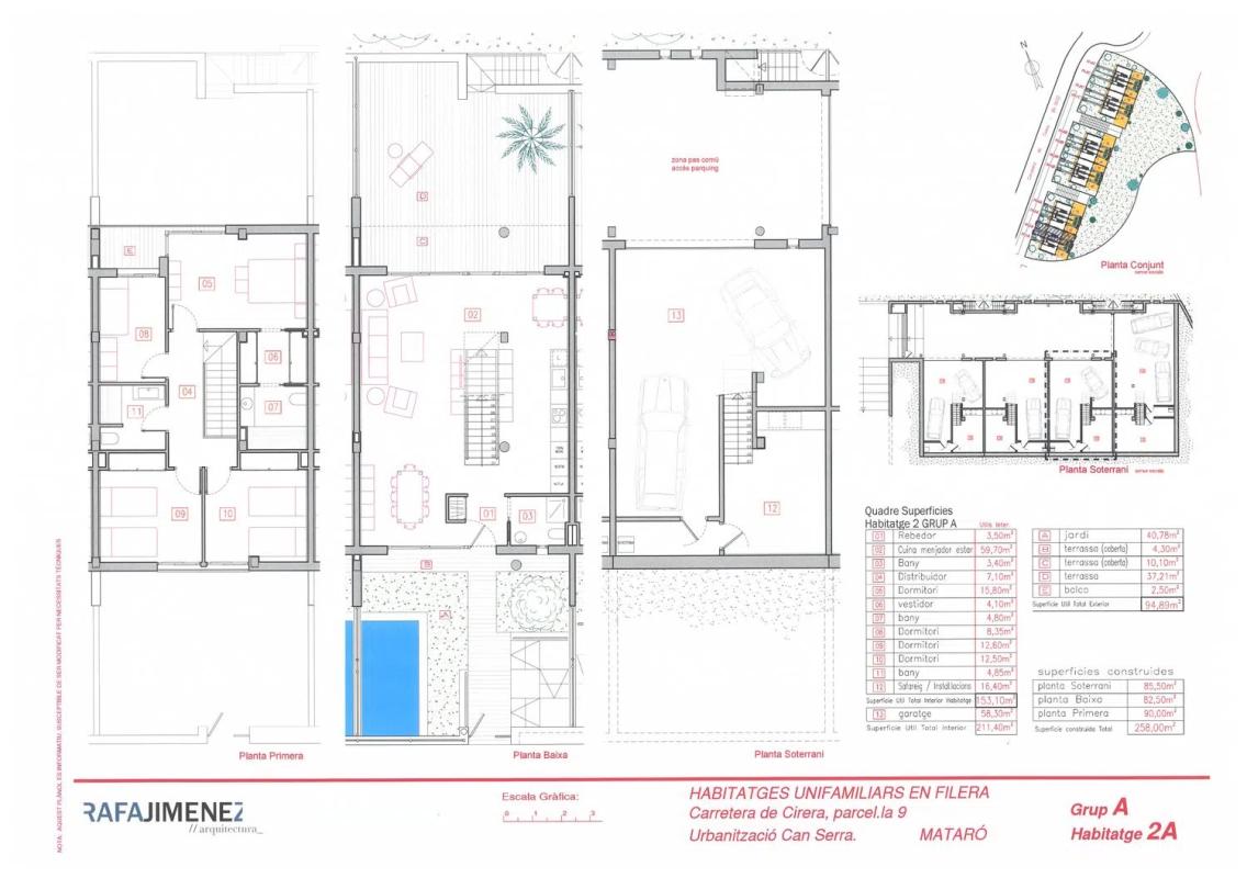 Obra nueva CAN SERRA en Mataró (Revista) plan 1