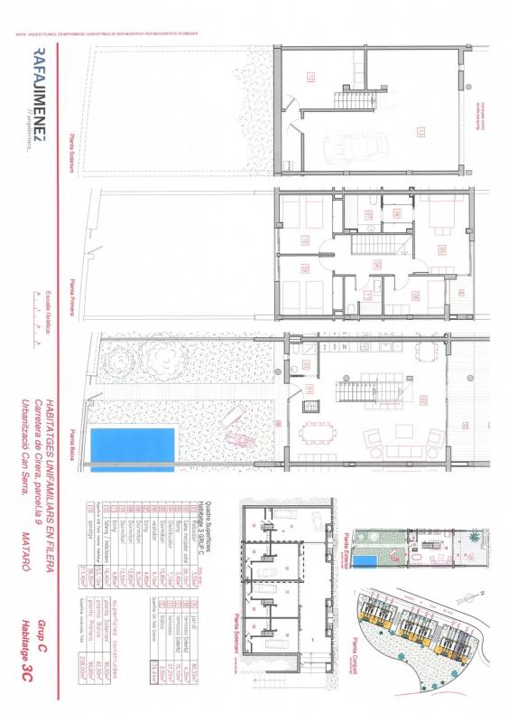Obra nueva CAN SERRA en Mataró (Revista) plan 2