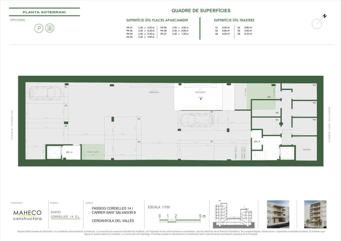 Obra nueva Passeig de Cordelles en Cerdanyola del Vallès (Revista) plan 2