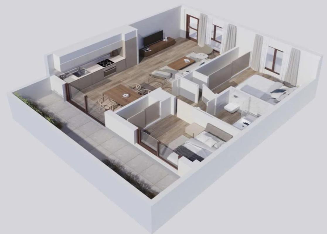 Obra nueva ALT VINYET LIVING en Sitges (Revista) plan 1