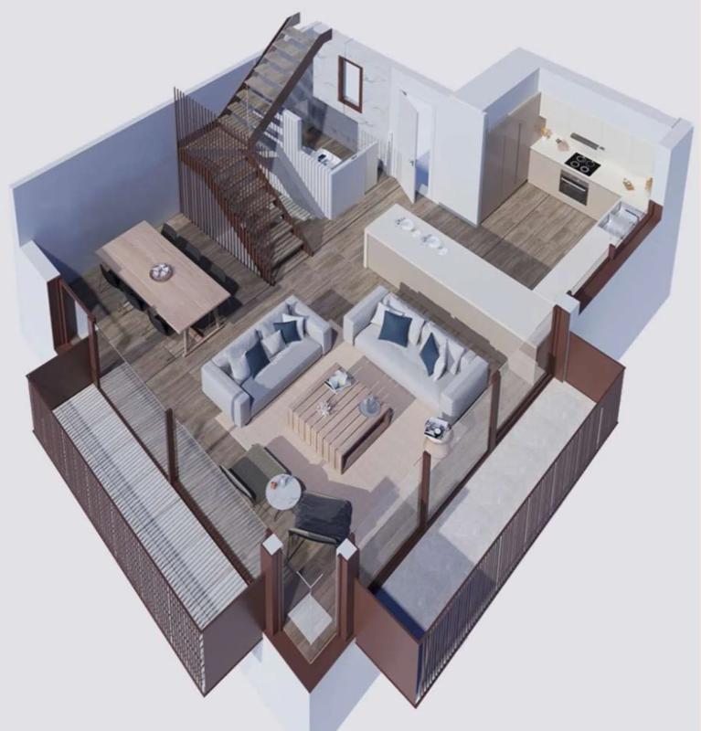 Obra nueva ALT VINYET LIVING en Sitges (Revista) plan 6