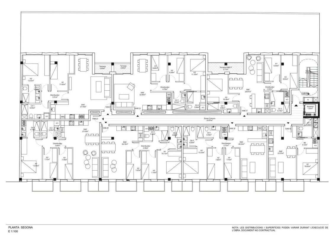 Venta de duplex en Dúplex en Calle de Gabriel y Galán, 5, El Clot, Barcelona, Barcelona plan 4