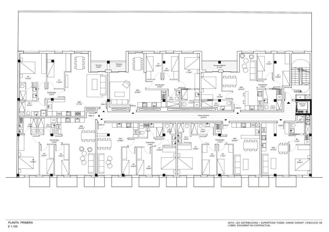 Venta de duplex en Dúplex en Calle de Gabriel y Galán, 5, El Clot, Barcelona, Barcelona plan 5