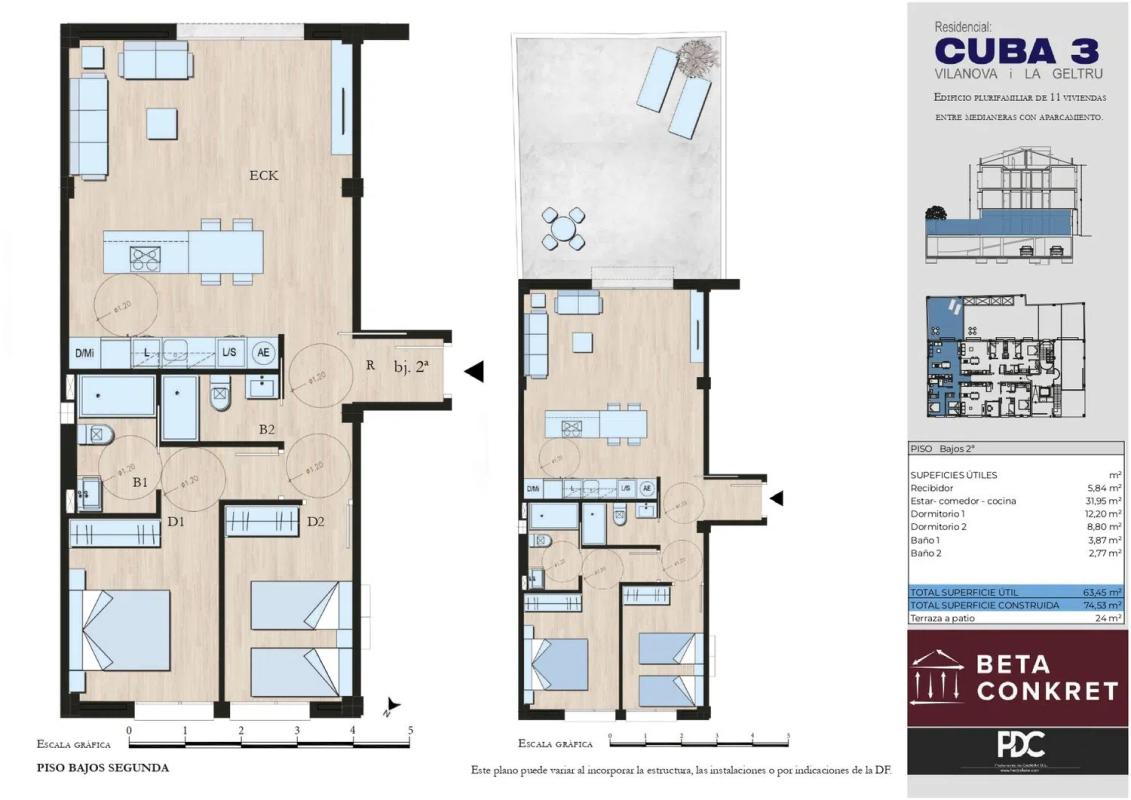 New construction Residencial Cuba 3 in Vilanova and la Geltrú plan 5