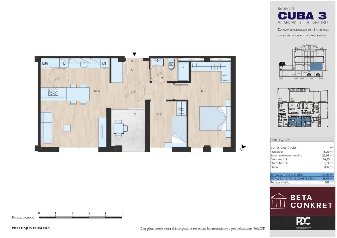 New construction Residencial Cuba 3 in Vilanova and la Geltrú plan 6