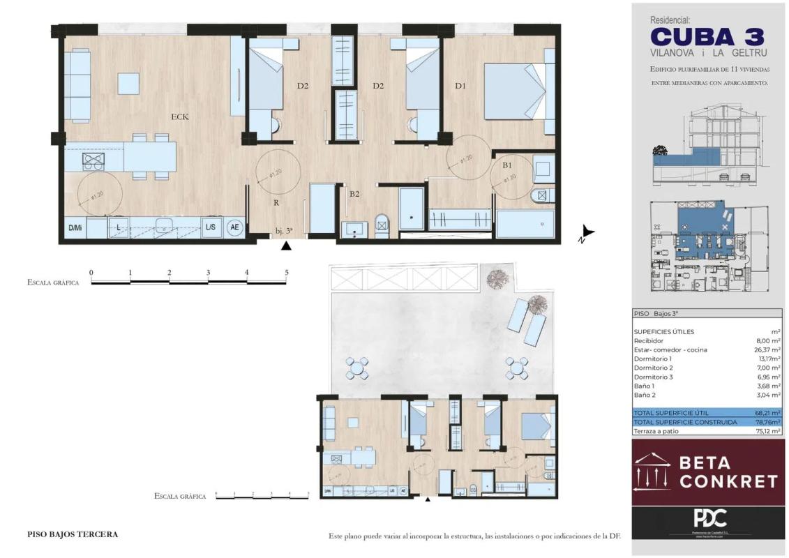 New construction Residencial Cuba 3 in Vilanova and la Geltrú plan 8