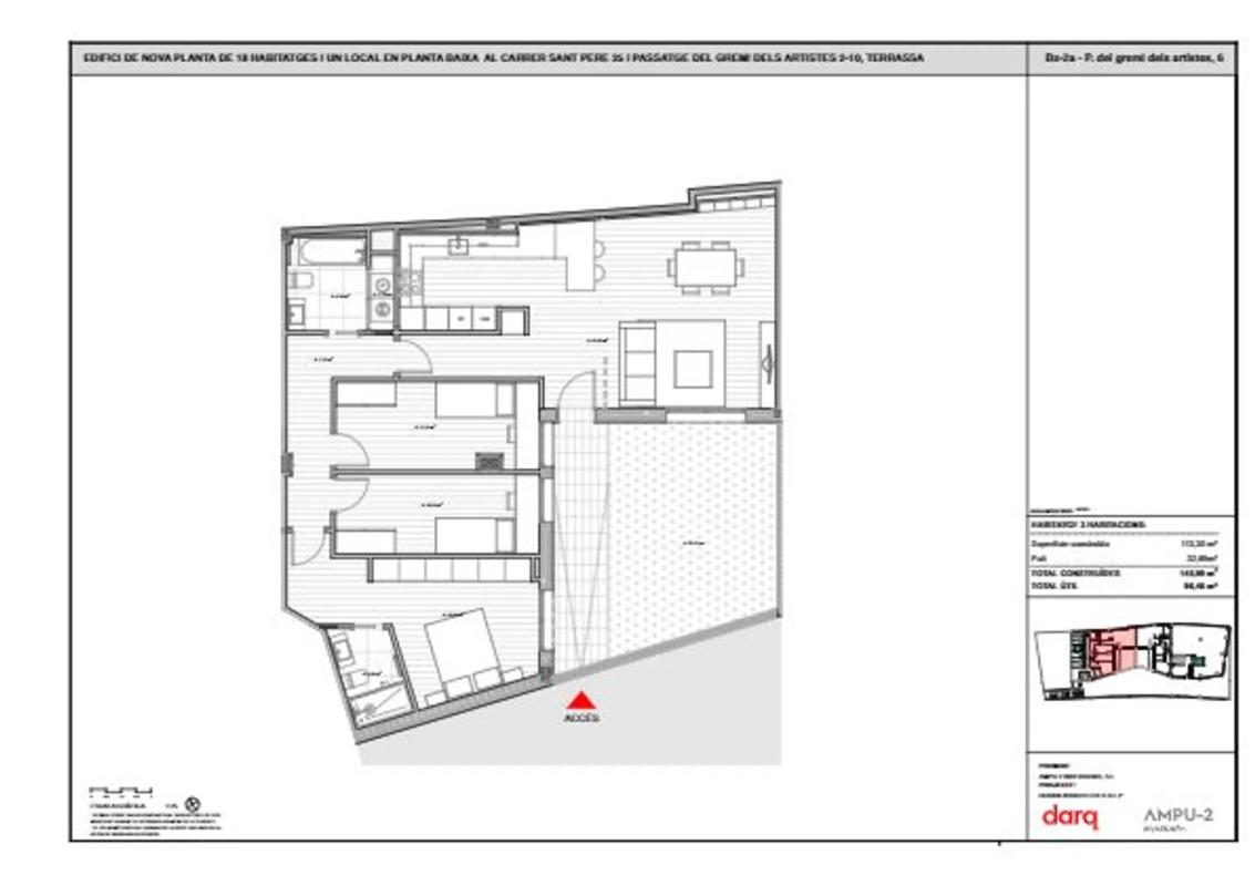 Obra nueva Sant Pere en Terrassa (Revista) plan 1