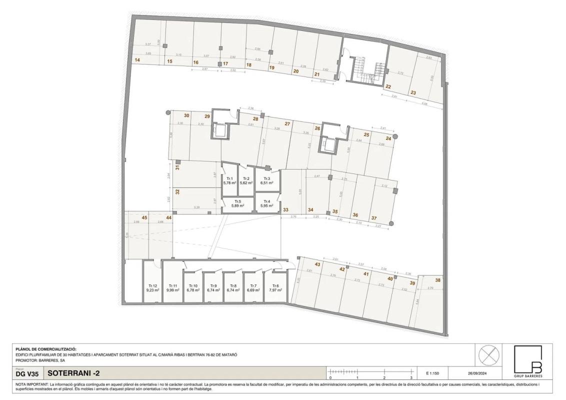 Obra nueva MARIA RIBAS en Mataró (Revista) plan 1