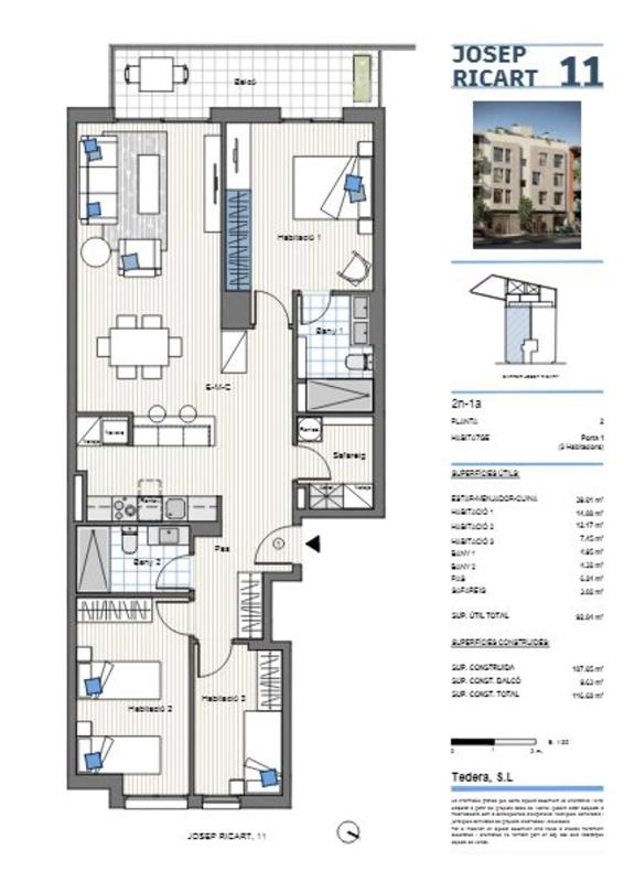 Obra nueva JOSEP RICART en Sant Feliu de Llobregat (Revista) plan 1