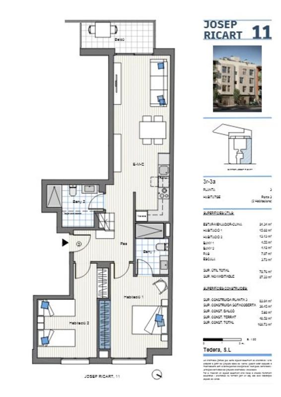 Obra nueva JOSEP RICART en Sant Feliu de Llobregat (Revista) plan 2