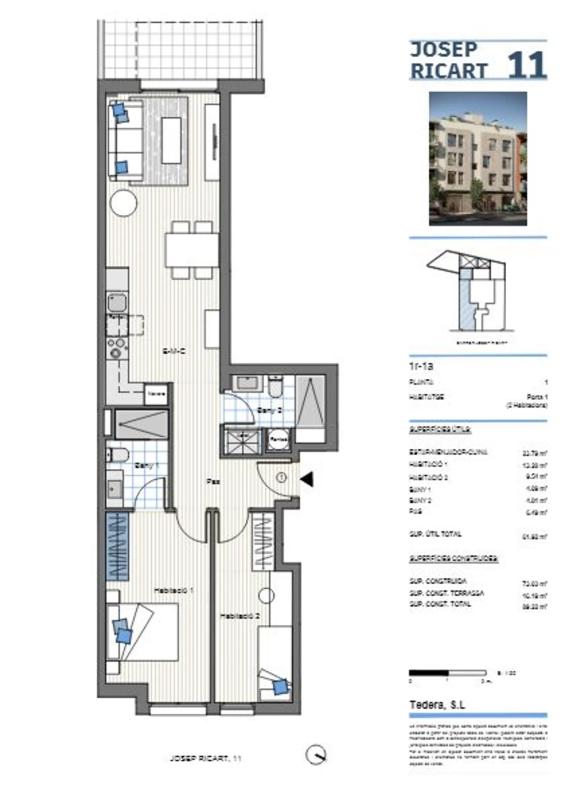 Obra nueva JOSEP RICART en Sant Feliu de Llobregat (Revista) plan 6