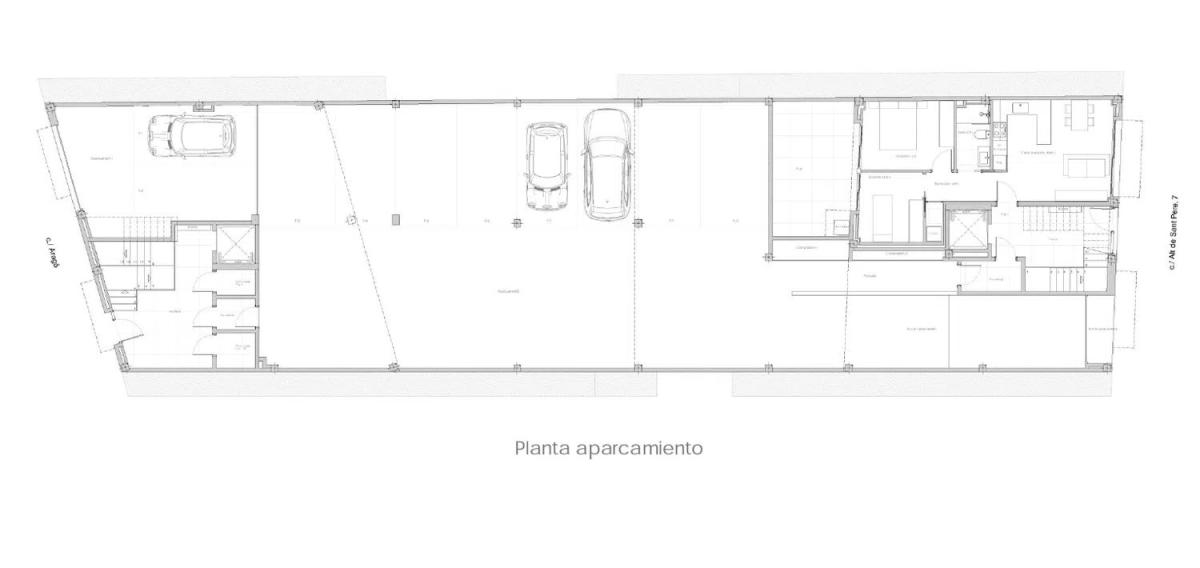 Obra nueva Mas Rampinyo en Montcada i Reixac (Revista) plan 1