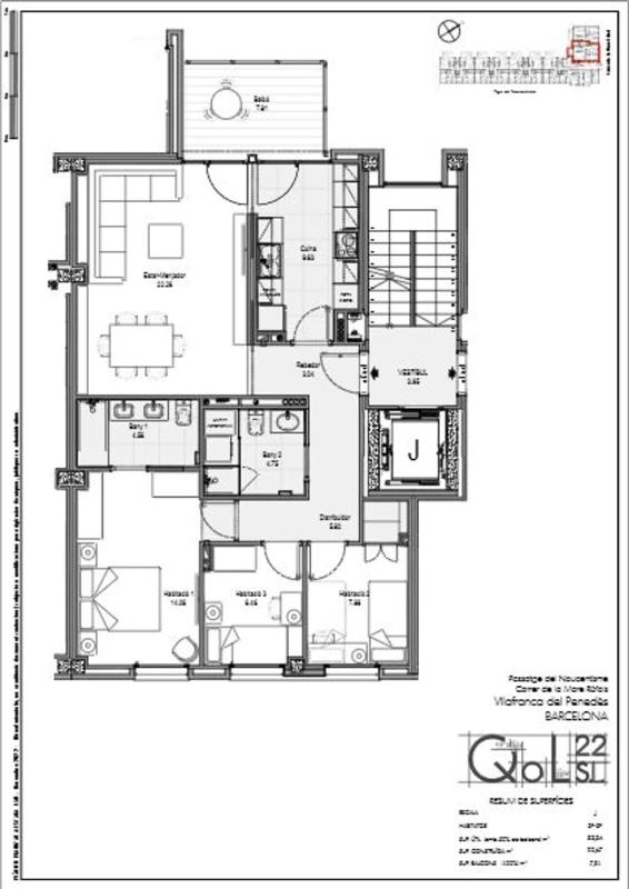 Obra nueva Carrer de la Mare Ràfols 54 en Vilafranca del Penedès (Revista) plan 2