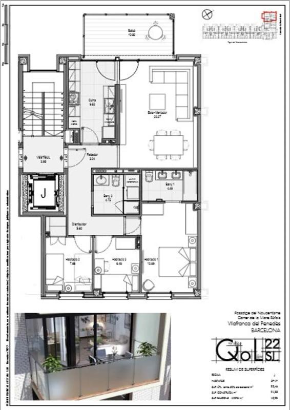Obra nueva Carrer de la Mare Ràfols 54 en Vilafranca del Penedès (Revista) plan 5