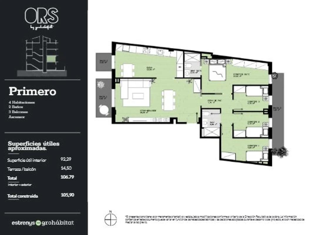 Obra nueva RUBIO I ORS  - CORNELLÀ en Cornellà de Llobregat (Revista) plan 1