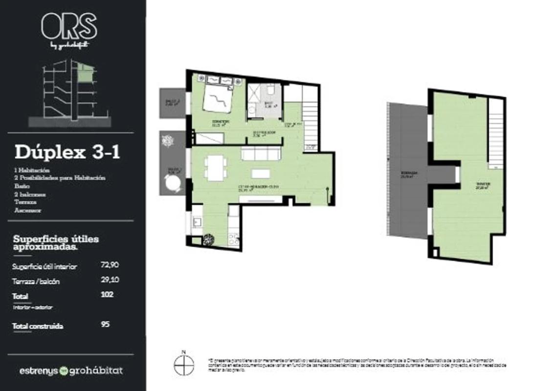 Obra nueva RUBIO I ORS  - CORNELLÀ en Cornellà de Llobregat (Revista) plan 3