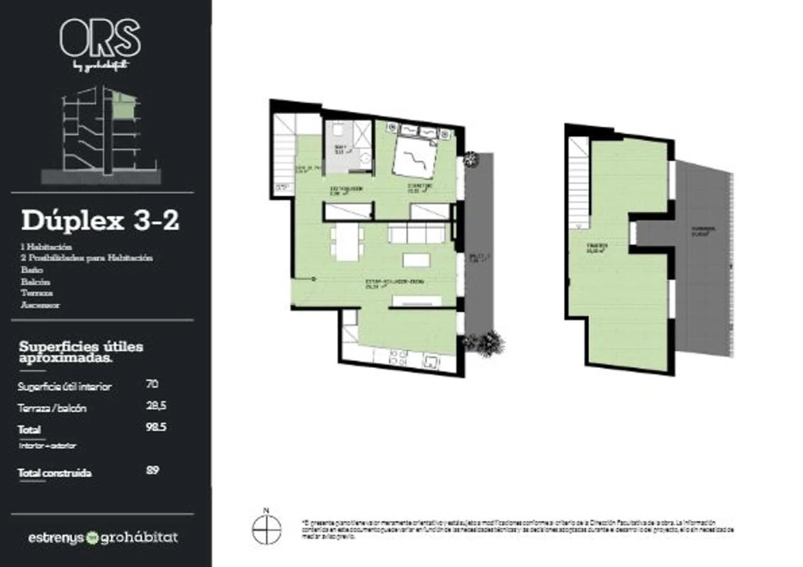 Obra nueva RUBIO I ORS  - CORNELLÀ en Cornellà de Llobregat (Revista) plan 4