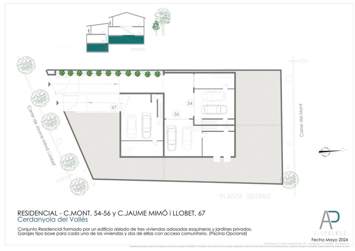 Obra nueva Mont 54 en Cerdanyola del Vallès (Revista) plan 2