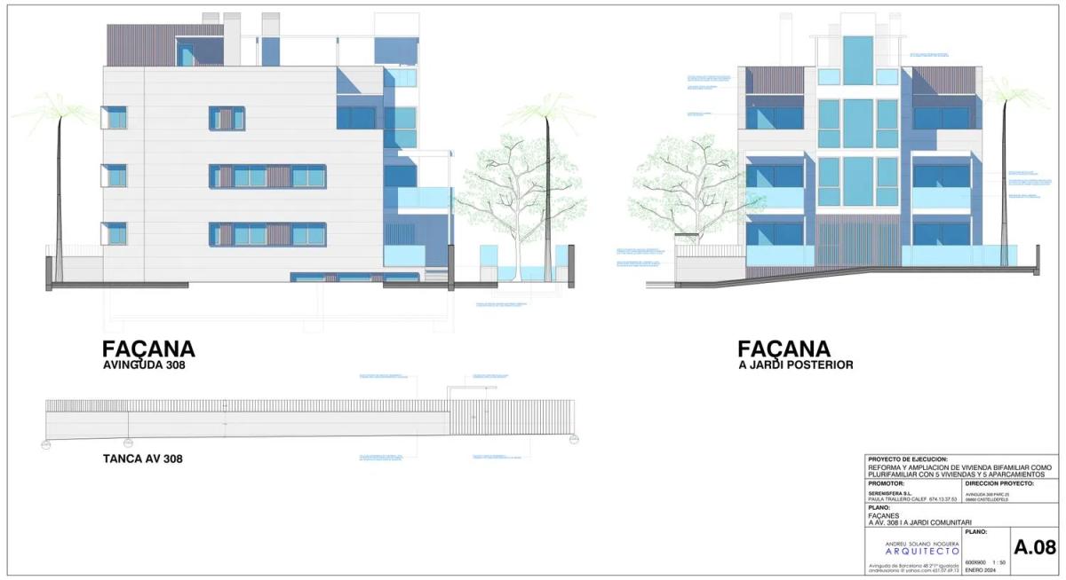 Obra nueva MONTEMAR en Castelldefels (Revista) plan 2