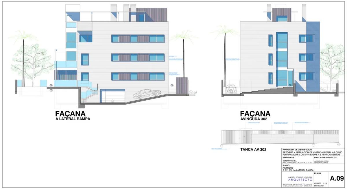 Obra nueva MONTEMAR en Castelldefels (Revista) plan 3