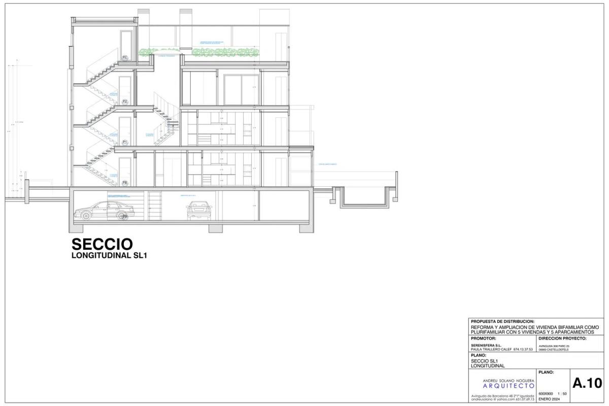 Obra nueva MONTEMAR en Castelldefels (Revista) plan 4