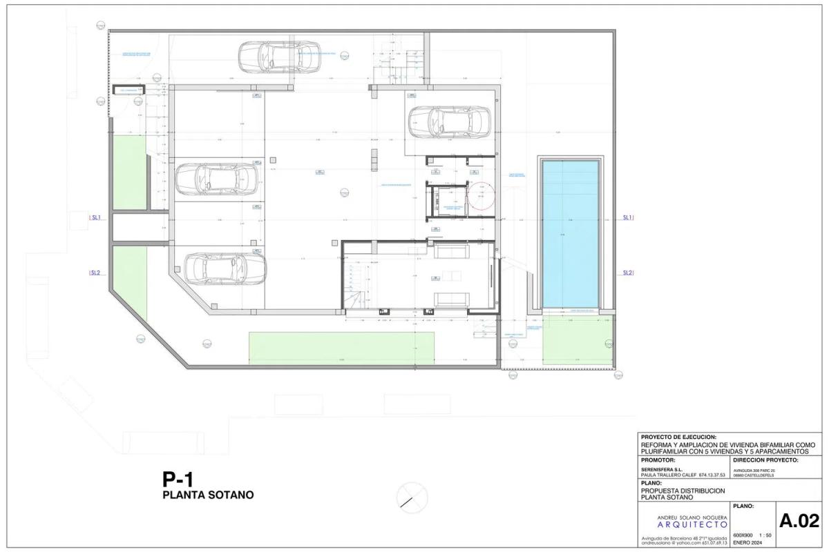 Obra nueva MONTEMAR en Castelldefels (Revista) plan 6