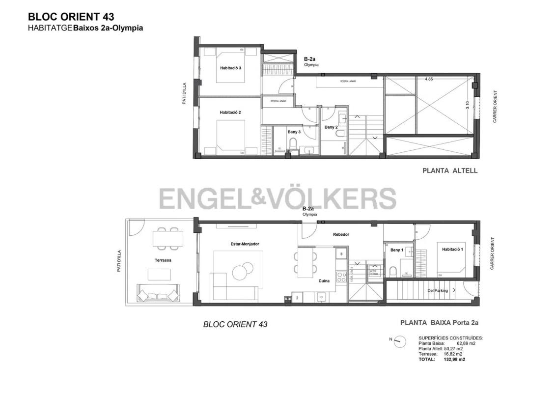 Obra nueva Orient en Sant Cugat del Vallès (Revista) plan 1