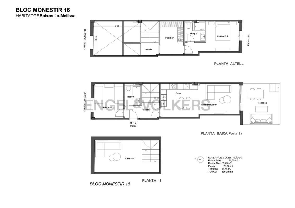Obra nueva Orient en Sant Cugat del Vallès (Revista) plan 3