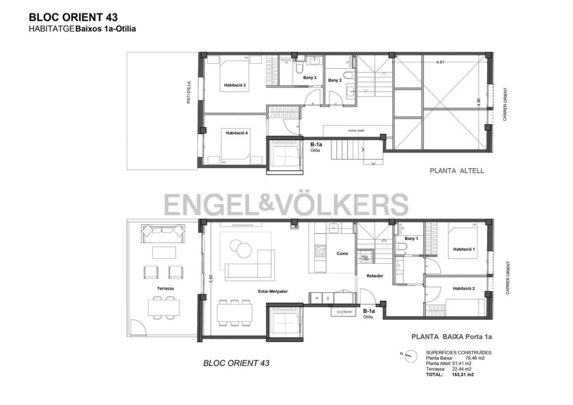 Obra nueva Orient en Sant Cugat del Vallès (Revista) plan 5